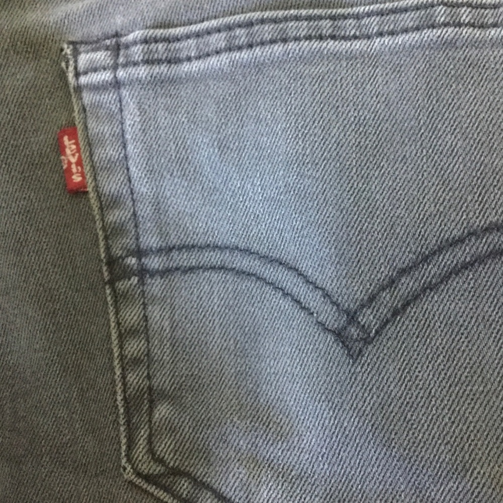 Levi High Waisted Pants Grey